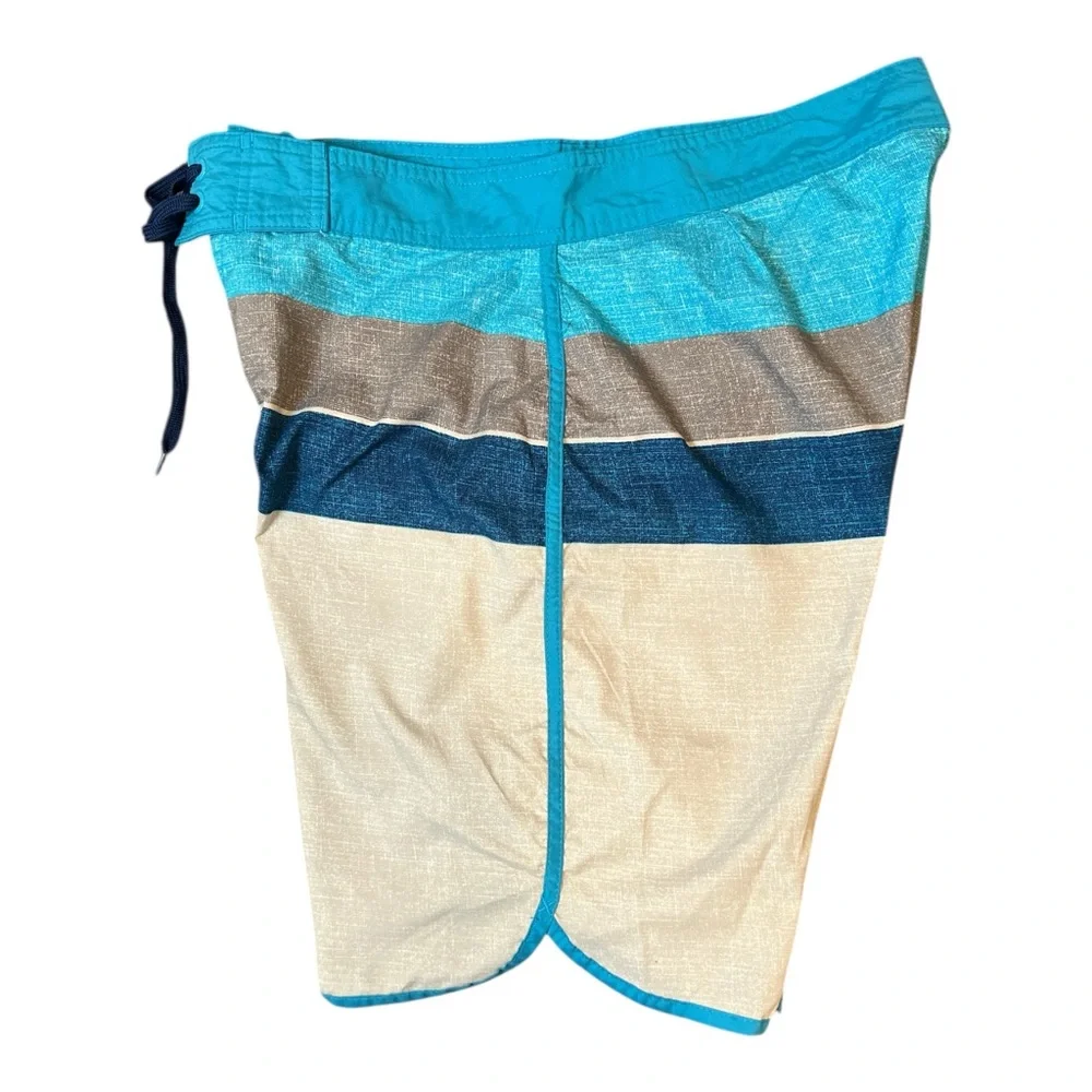 Old Navy Men’s Swim Board Shorts Color‎ Blue & Gray Size Large
